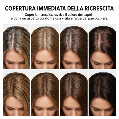 Copertura istantanea di radici e capelli grigi