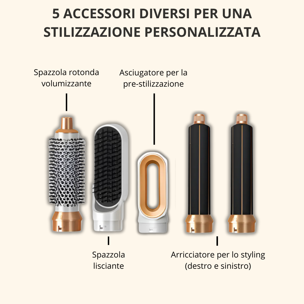NOVEA MILANO® – Styler per capelli multifunzione 5-in-1 + E-book OMAGGIO