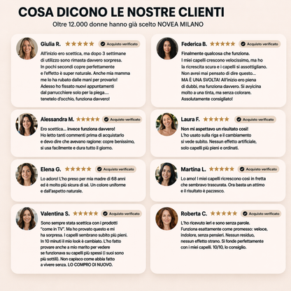 Copertura istantanea di radici e capelli grigi