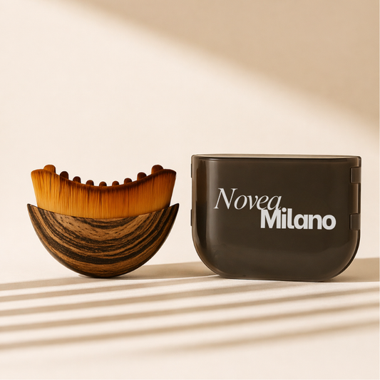 Spazzola per drenaggio linfatico del viso