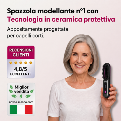 Spazzola Novea per Capelli Corti