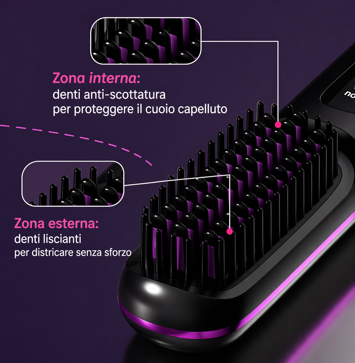 Spazzola Novea per Capelli Corti