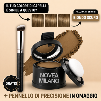 Copertura istantanea di radici e capelli grigi