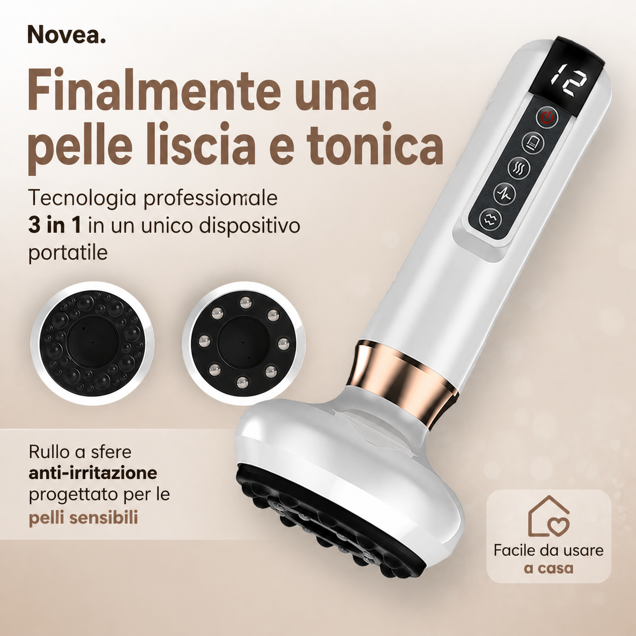 Novea - Massaggiatore Anti-Cellulite