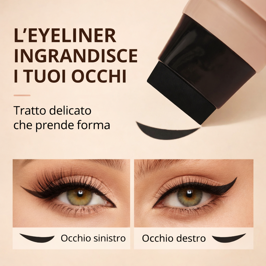 Eyeliner doppia ala rotante