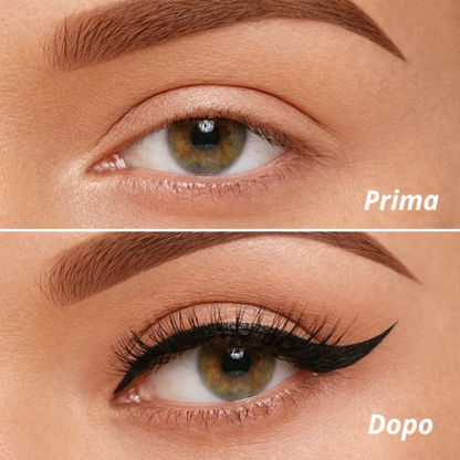 Eyeliner doppia ala rotante
