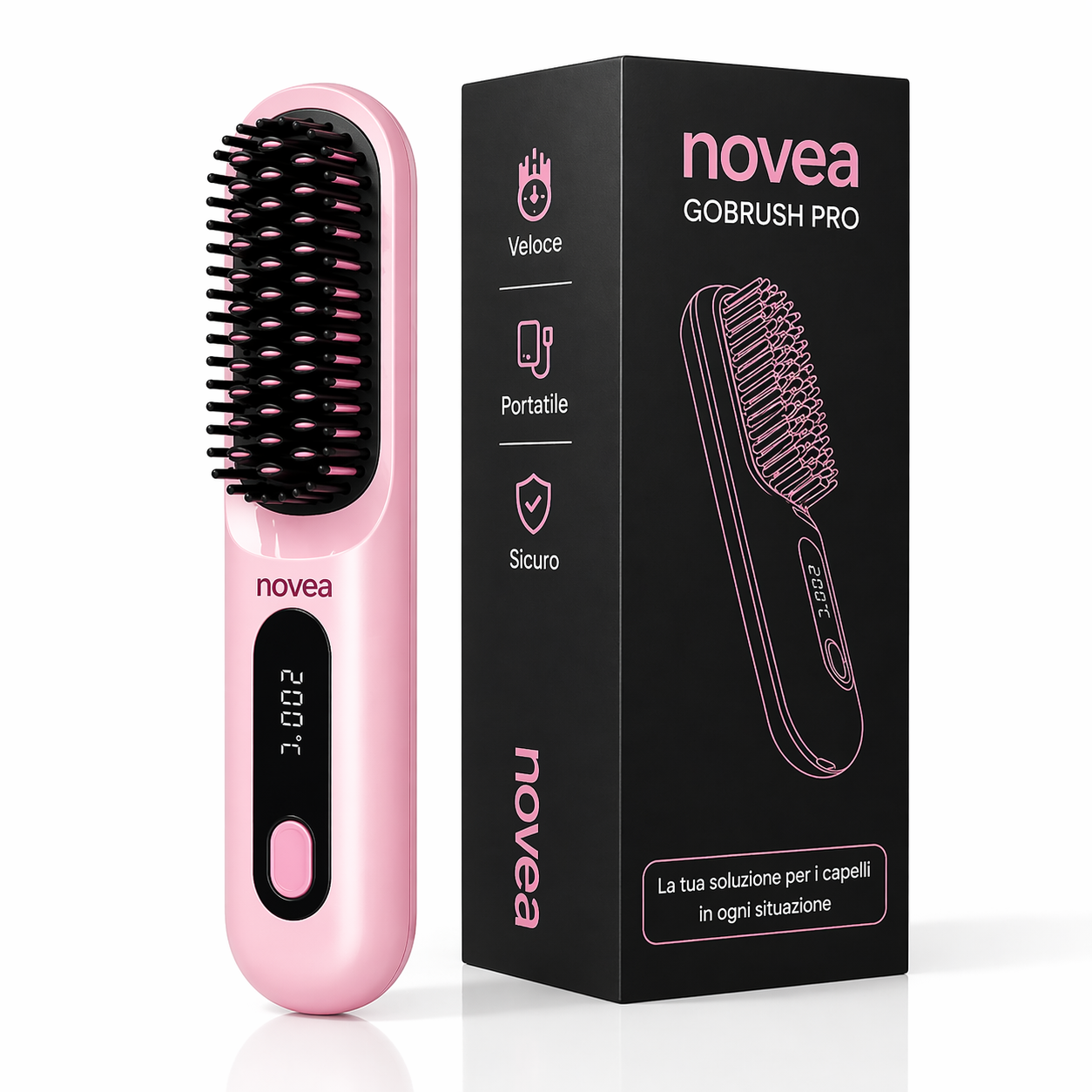 Spazzola Novea per Capelli Corti